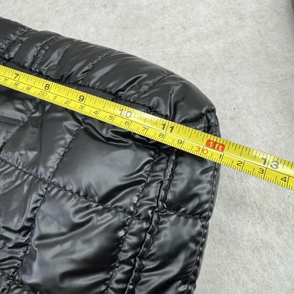 CIDER Tote Womens Large Black Quilted Nylon Lined Lightweight Shoulder Bag - Picture 9 of 10